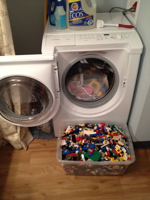 I suppose a laundry bag can make it possible to clean so much more, including small lego pieces!